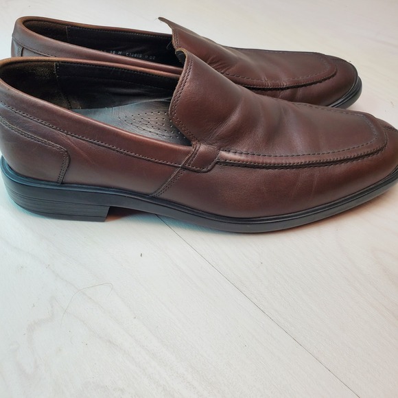 Cole Haan Mens 10 M‎ Brown Leather Loafer Shoes Nike Air Comfort - Picture 6 of 16